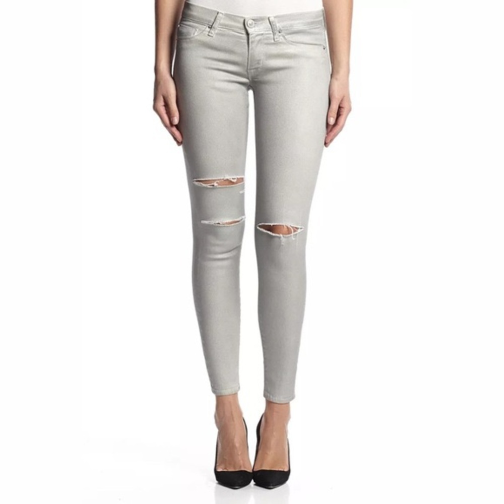 Hudson Silver Krista Jeans Super Skinny